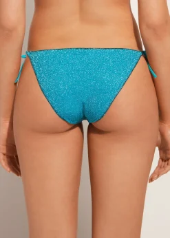 Bas De Maillot A Lanieres Et Fibres Metalliques Lisbona
