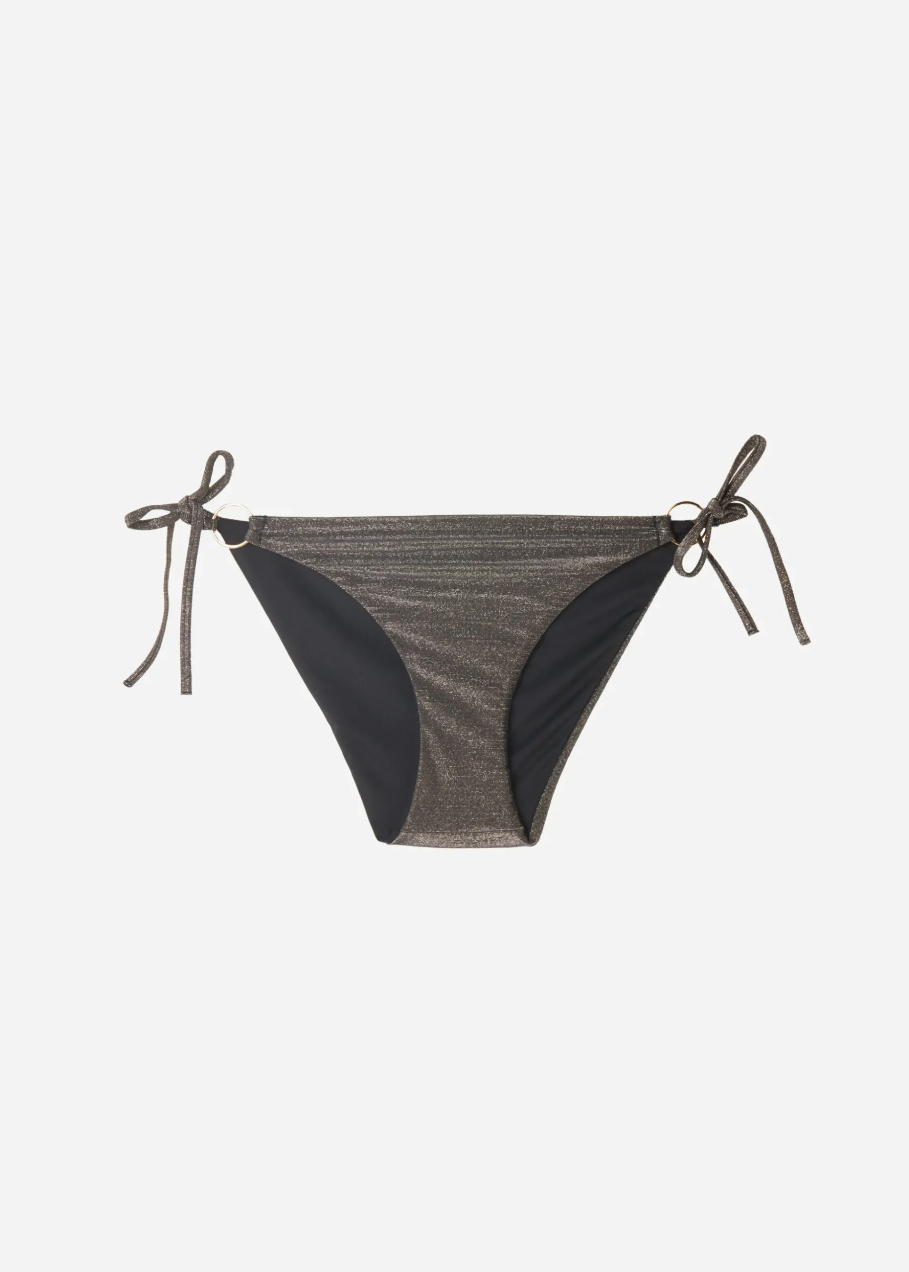 Bas De Maillot A Lanieres En Fibre Metallique Hollywood