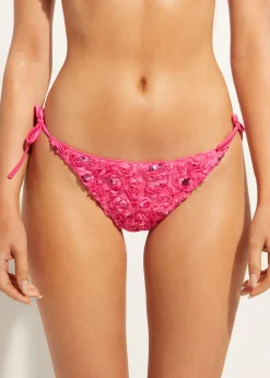 Bas De Maillot A Lanieres Et A Fleurs Parigi