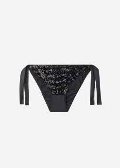 Bas De Maillot A Noeuds Et Paillettes Cannes