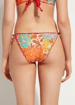 Bas De Maillot A Noeuds Et Fleurs Alicante