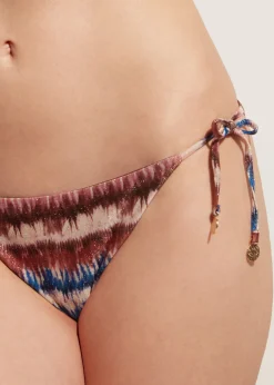 Bas De Maillot A Noeuds Tie-Dye Avec Noeuds Formentera