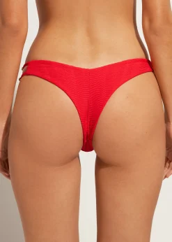 Bas De Maillot Bresilien Echancre A Chevrons Casablanca