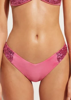 Bas De Maillot Bresilien Echancre A Paillettes Cannes