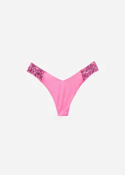 Bas De Maillot Bresilien Echancre A Paillettes Cannes