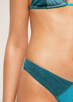 Bas De Maillot Bresilien Echancre A Fibres Metalliques Lisbona