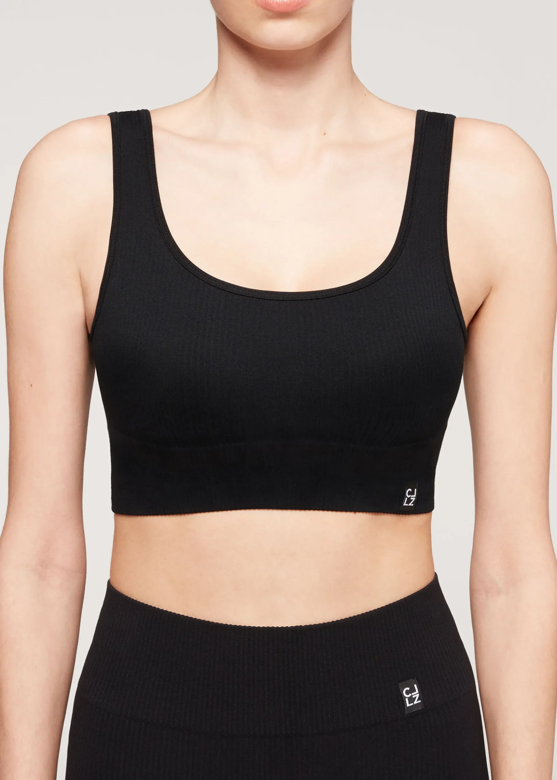 Brassiere Sport Sans Coutures Cotelee