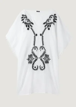 Caftan Kimono Avec Broderie Et Passementerie