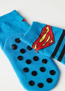 Chaussettes Antiderapantes Superman Pour Enfants