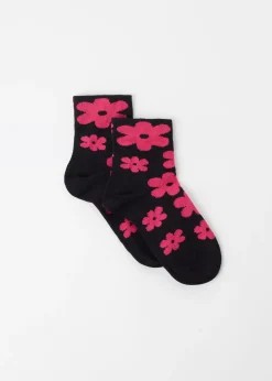 Chaussettes Basses A Fleurs Pour Fille