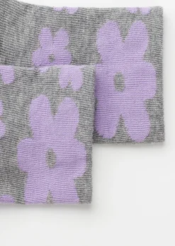 Chaussettes Basses A Fleurs Pour Fille