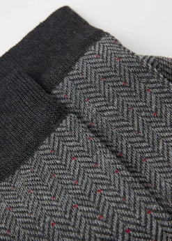 Chaussettes Basses A Motifs Geometriques Pour Homme