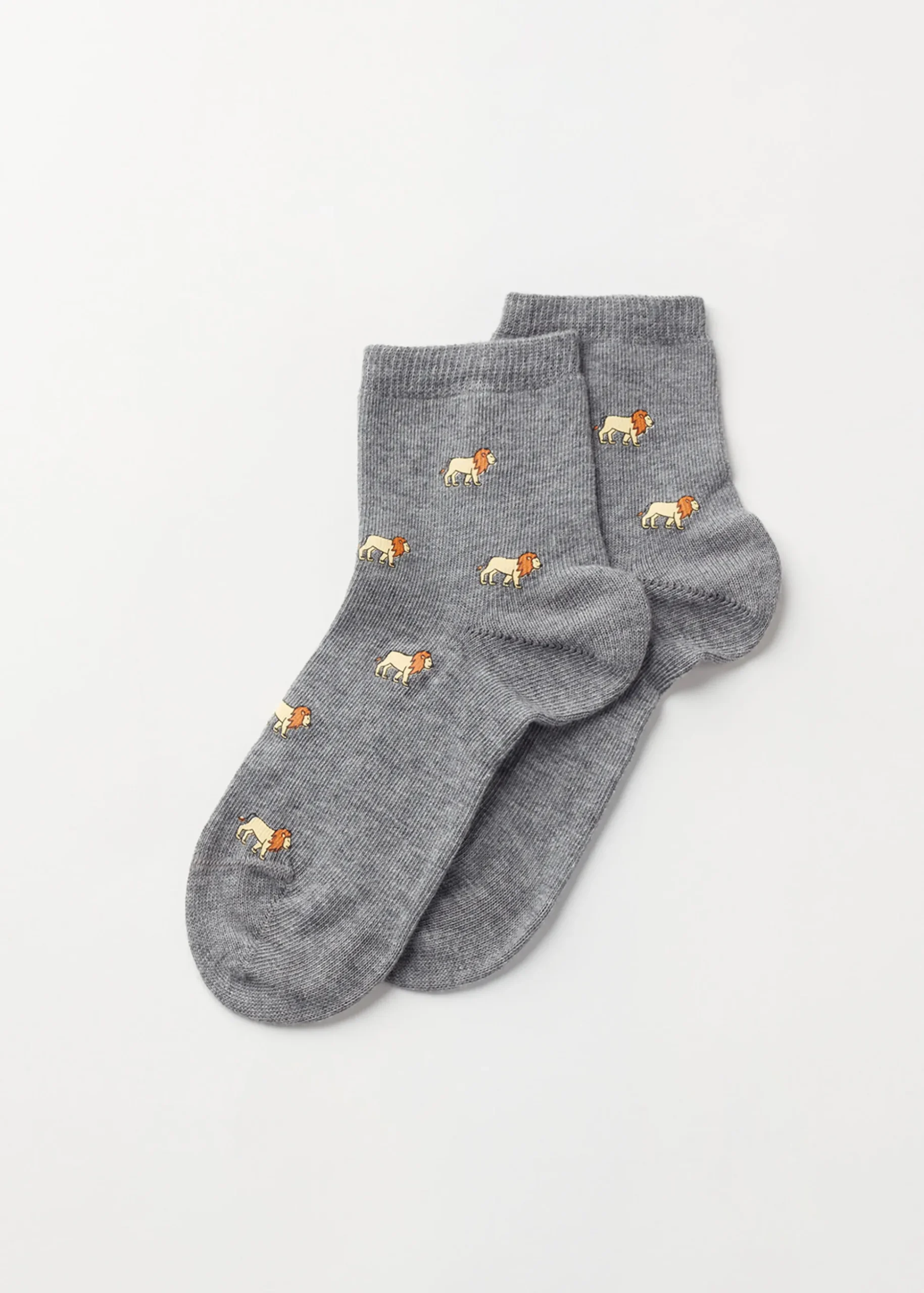 Chaussettes Basses A Motif Animalier Pour Enfants