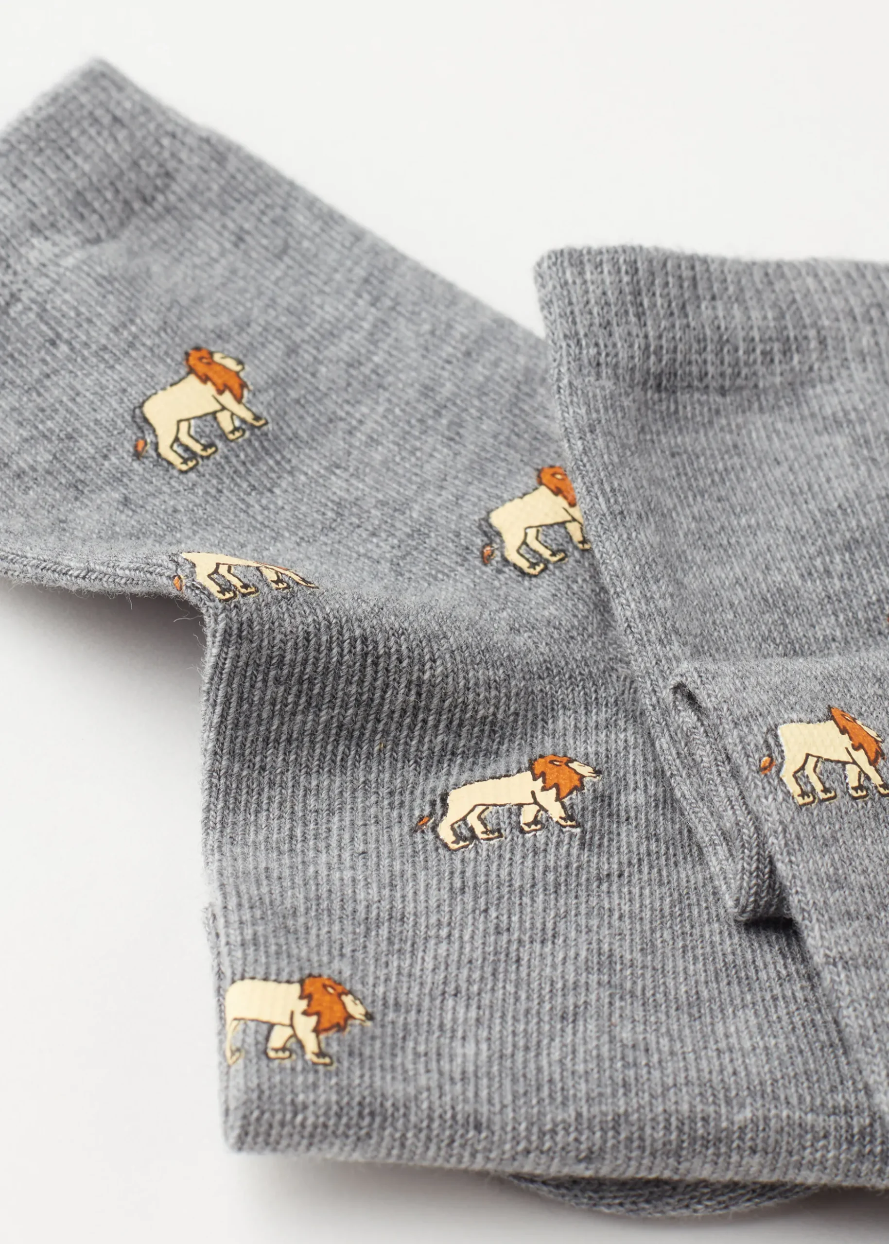 Chaussettes Basses A Motif Animalier Pour Enfants