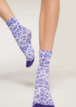 Chaussettes Basses A Motif Animalier