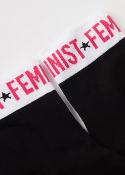 Chaussettes Basses A Motif Girl Power