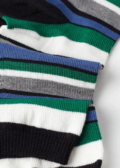 Chaussettes Basses A Rayures Pour Enfants