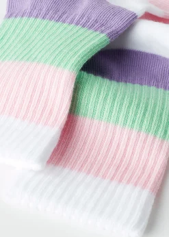 Chaussettes Basses A Rayures Pour Enfants