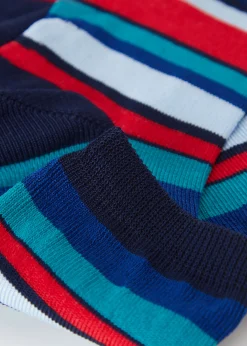Chaussettes Basses A Rayures Pour Enfants