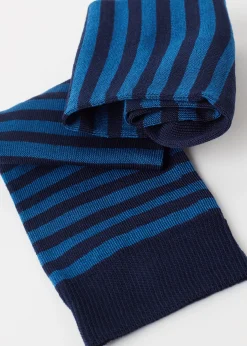 Chaussettes Basses A Rayures Bicolores Pour Homme