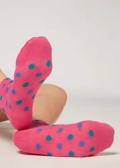 Chaussettes Basses Avec Motif A Pois