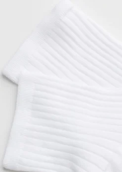 Chaussettes Basses Cotelees
