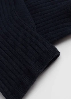 Chaussettes Basses Cotelees