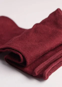 Chaussettes Courtes A Bords Francs En Coton