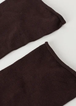 Chaussettes Courtes A Bords Francs En Coton