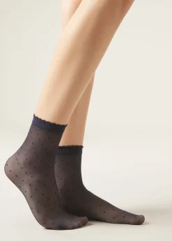 Chaussettes Courtes A Motifs Pois