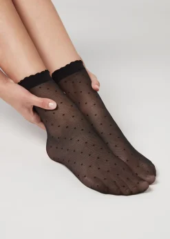 Chaussettes Courtes A Motifs Pois