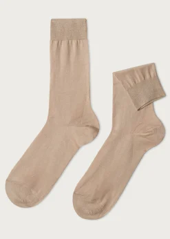 Chaussettes Courtes Avec Fil D'Ecosse Pour Homme