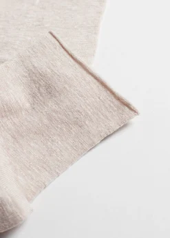 Chaussettes Courtes Avec Lin Et Viscose