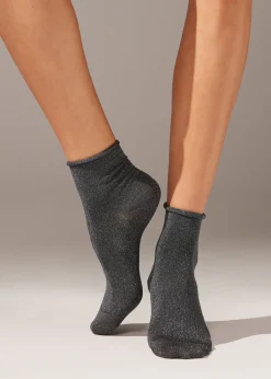 Chaussettes Courtes Avec Paillettes