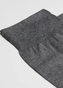 Chaussettes Courtes Avec Fil D'Ecosse Pour Homme