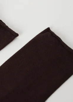 Chaussettes Courtes Avec Cachemire
