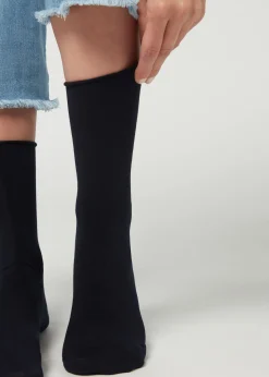 Chaussettes Courtes Avec Cachemire