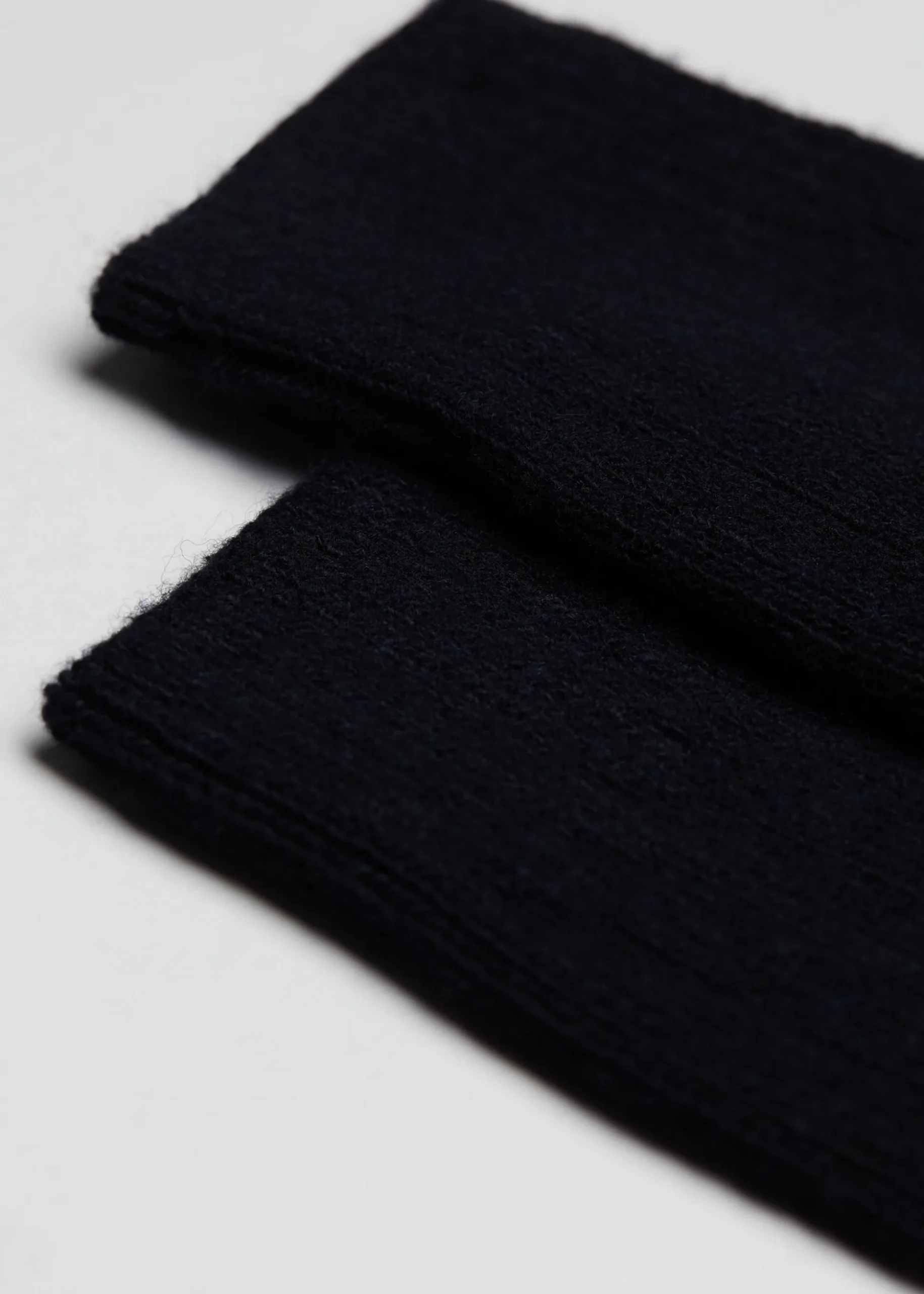 Chaussettes Courtes Cotelees Avec Laine Et Cachemire Pour Homme