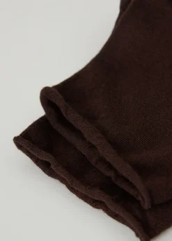 Chaussettes Courtes En Cachemire Sans Bordure