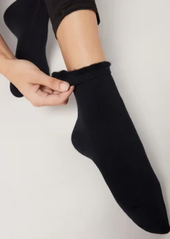 Chaussettes Courtes En Coton Thermique