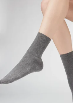 Chaussettes Courtes En Coton Et Cachemire