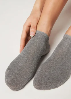 Chaussettes Courtes En Coton A Paillettes