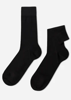 Chaussettes Courtes En Coton Thermique Pour Homme