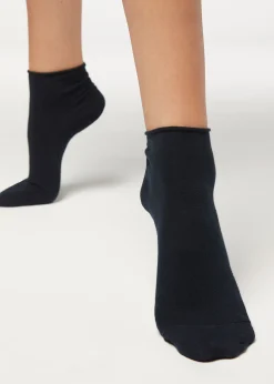 Chaussettes Courtes En Coton Sans Bordure