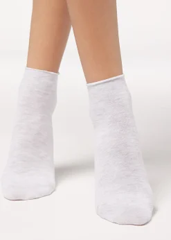 Chaussettes Courtes En Coton Sans Bordure