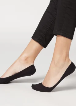 Chaussettes Invisibles A Bords Sans Couture En Coton