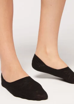 Chaussettes Invisibles En Lin Et Viscose