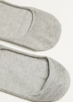 Chaussettes Invisibles En Coton Echancrees