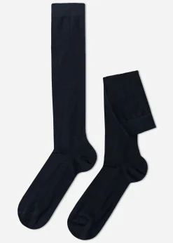 Chaussettes Longues En Coton Thermique Pour Homme