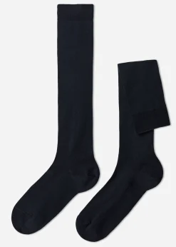 Chaussettes Longues En Coton Extensible Pour Homme